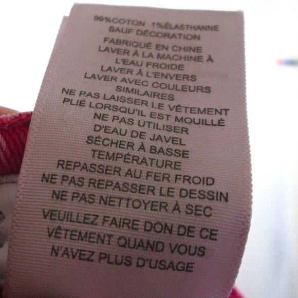 Levi's Girls Hot Pink 710 Super Skinny Jeans w\ Adjustable Waist Size 10… - Picture 5 of 11